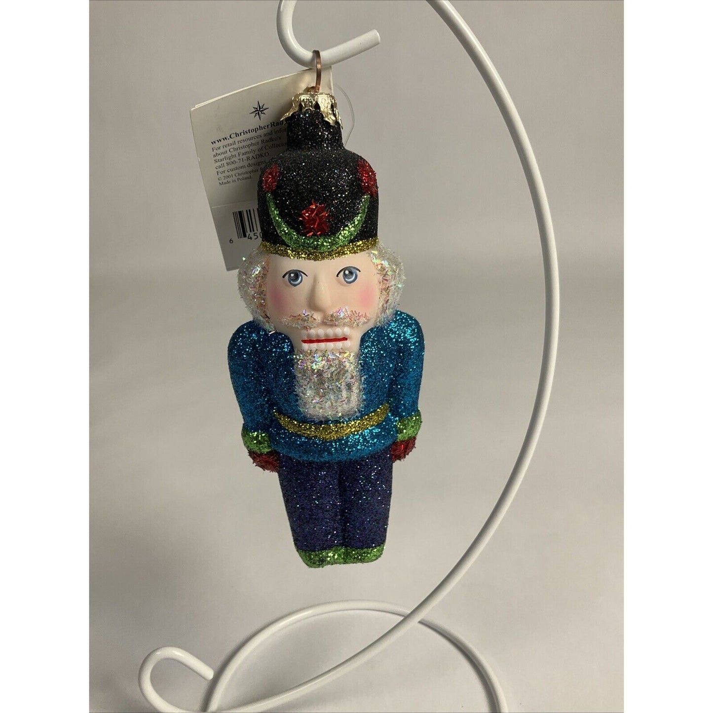 Christopher Radko Snow More Room Christmas Nutcracker Ornament