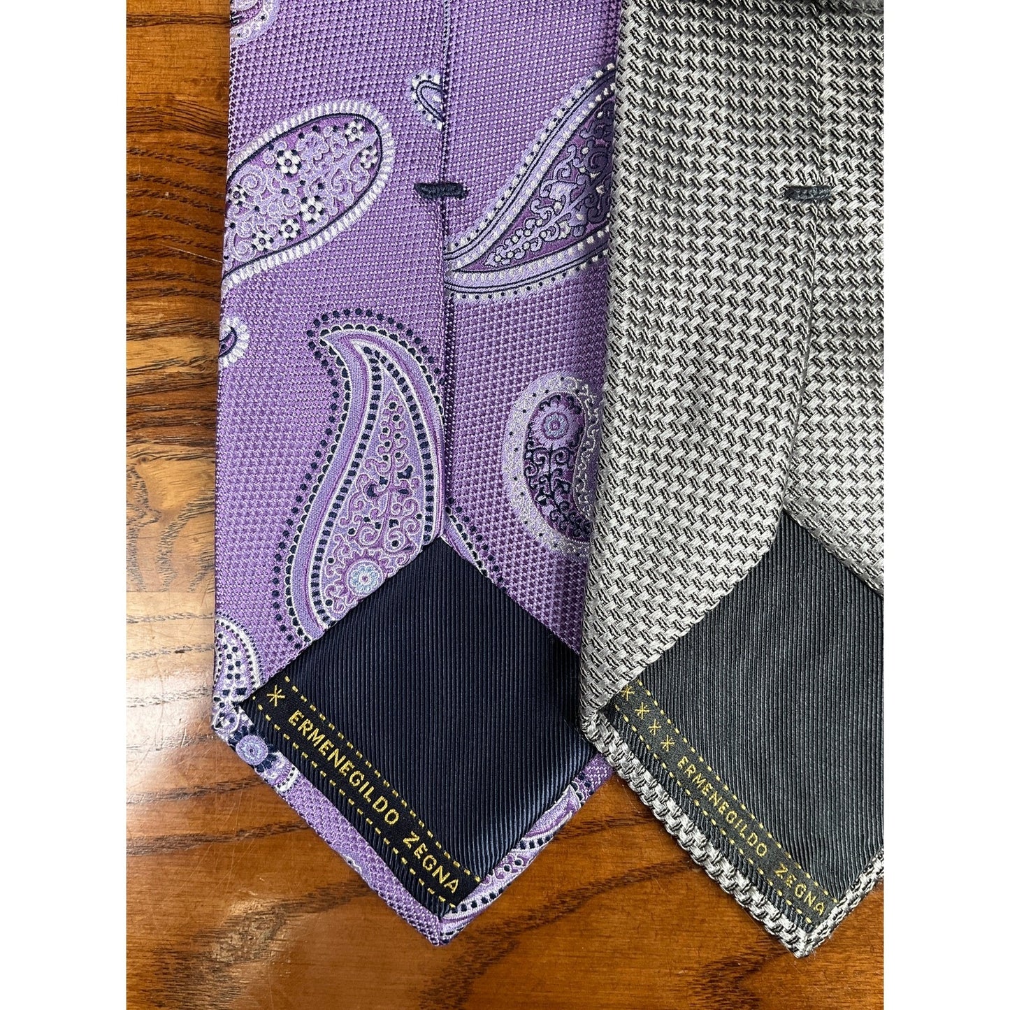Ermenegildo Zegna 100% Silk Neck Tie Bundle