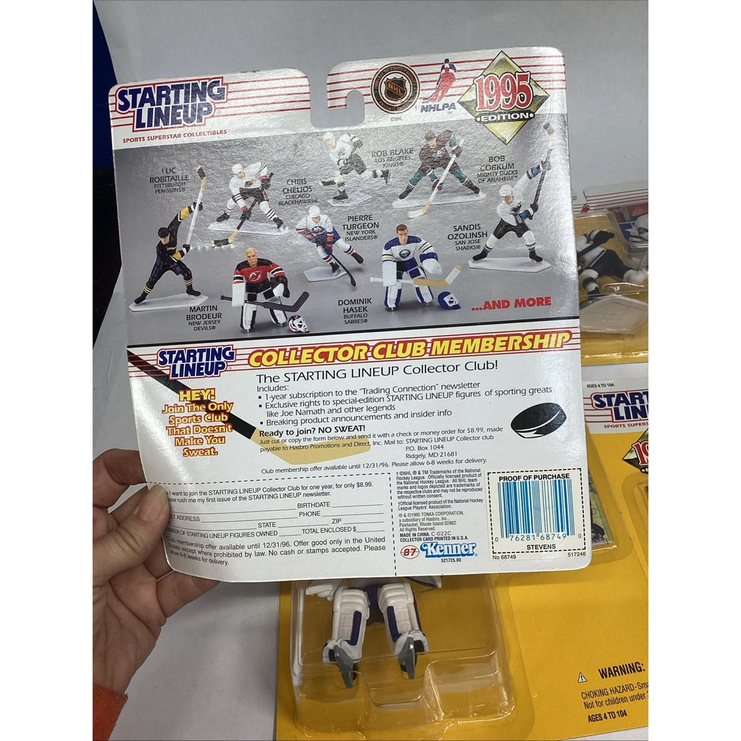 Lot Of 5 Starting Lineup 1995 Editions Hockey Player Figures - New