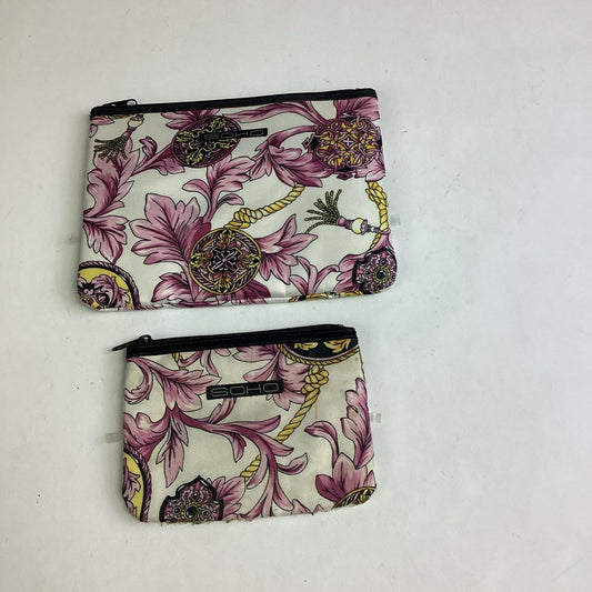 Set Of 2 - Floral SoHo Toiletries And Cosmetic Bags