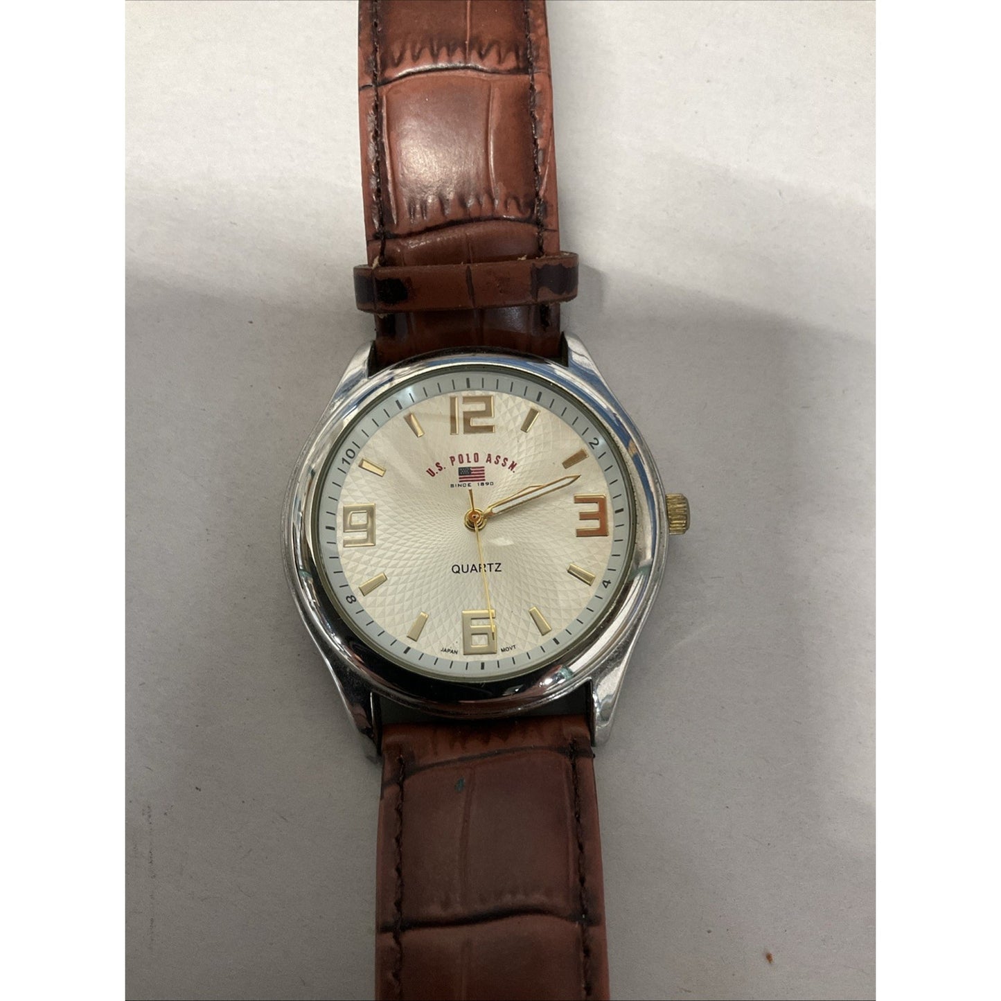 U.S. Polo Assn. Watch Brown Strap US5132