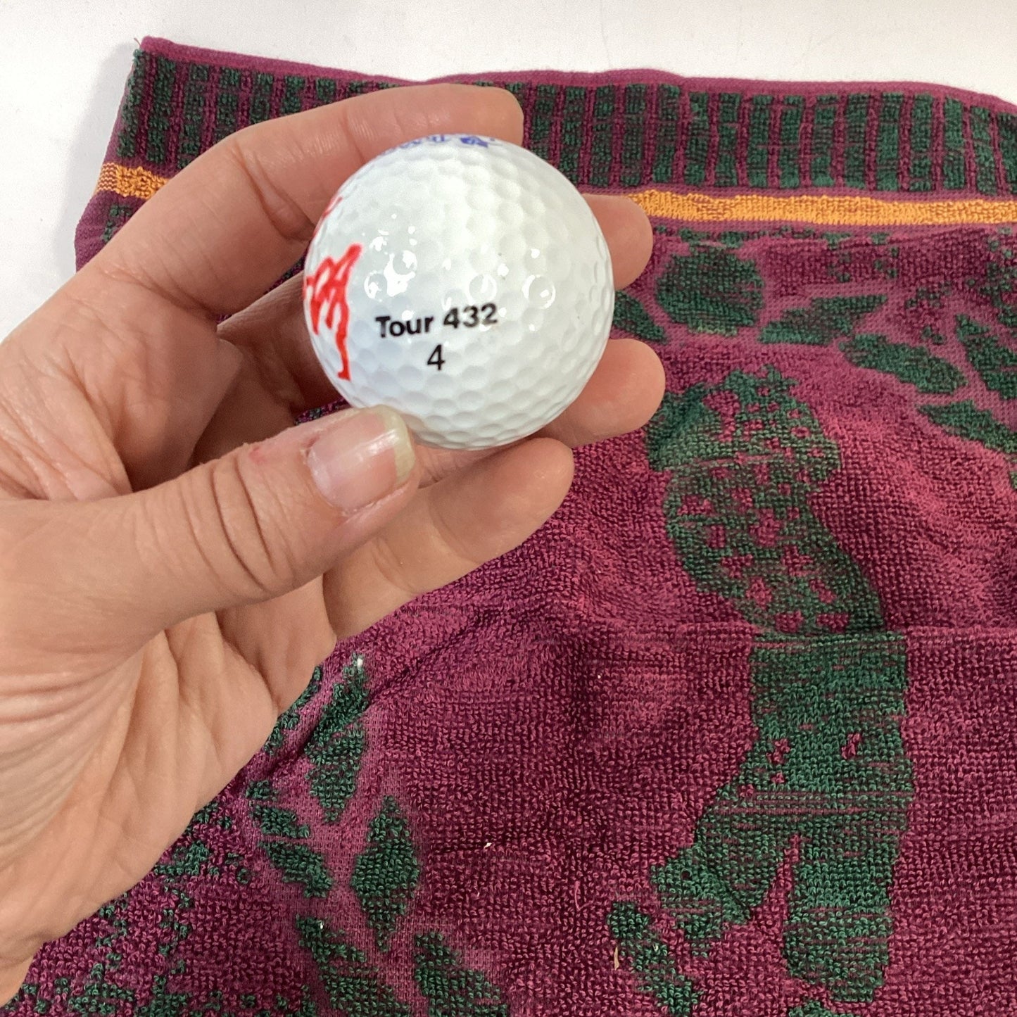 St. Saint Andrews Golf Course Links Golf Towel & Autographed Logo Balls In Pouch
