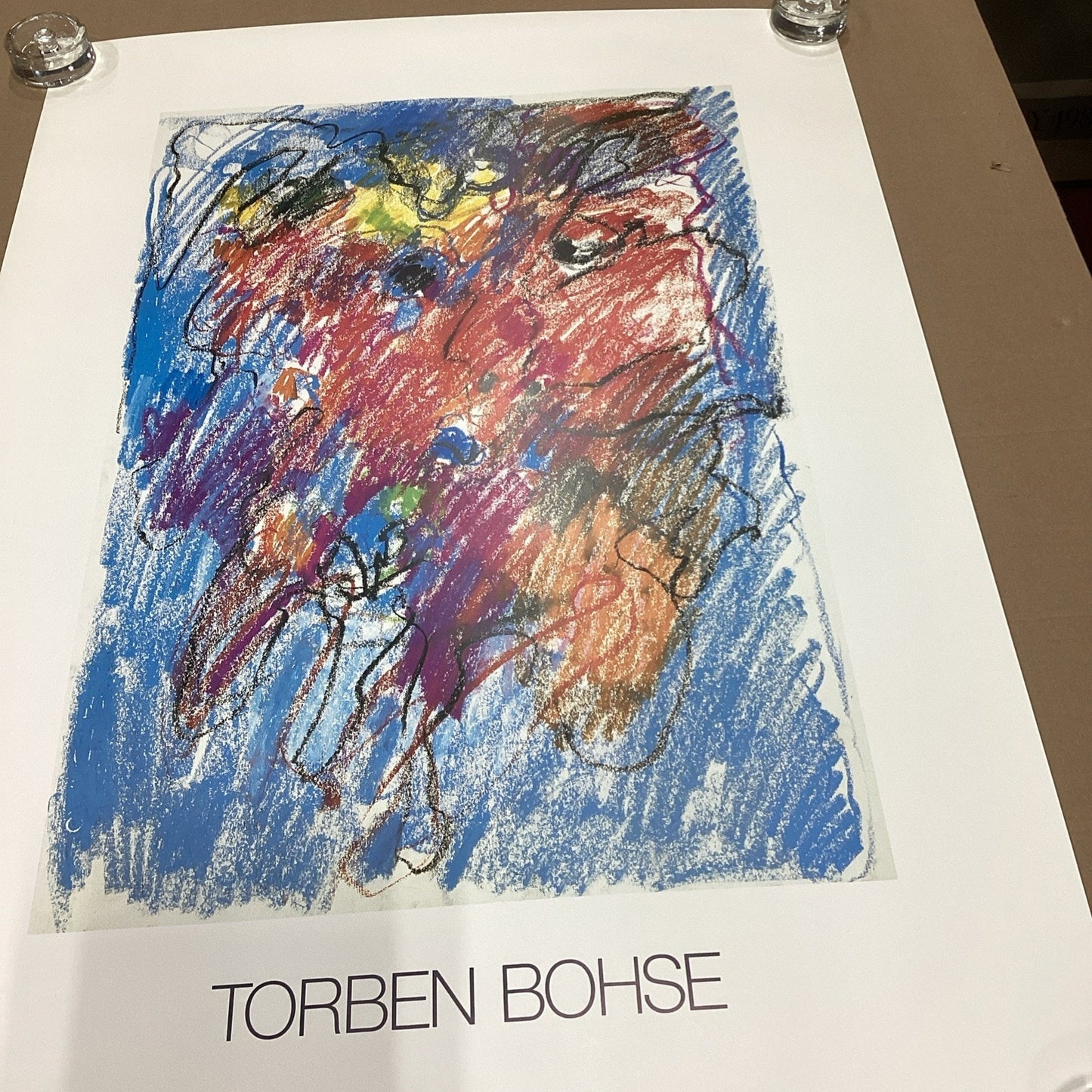Torben Bohse Abstract Art Poster - 39.5x27.25”
