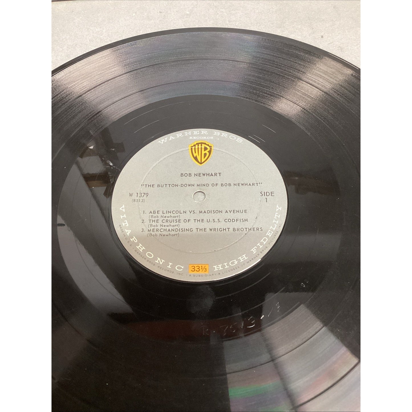 1960 The Button-Down Mind Of Bob Newhart Comedy Record Vinyl 33RPM 12" LP