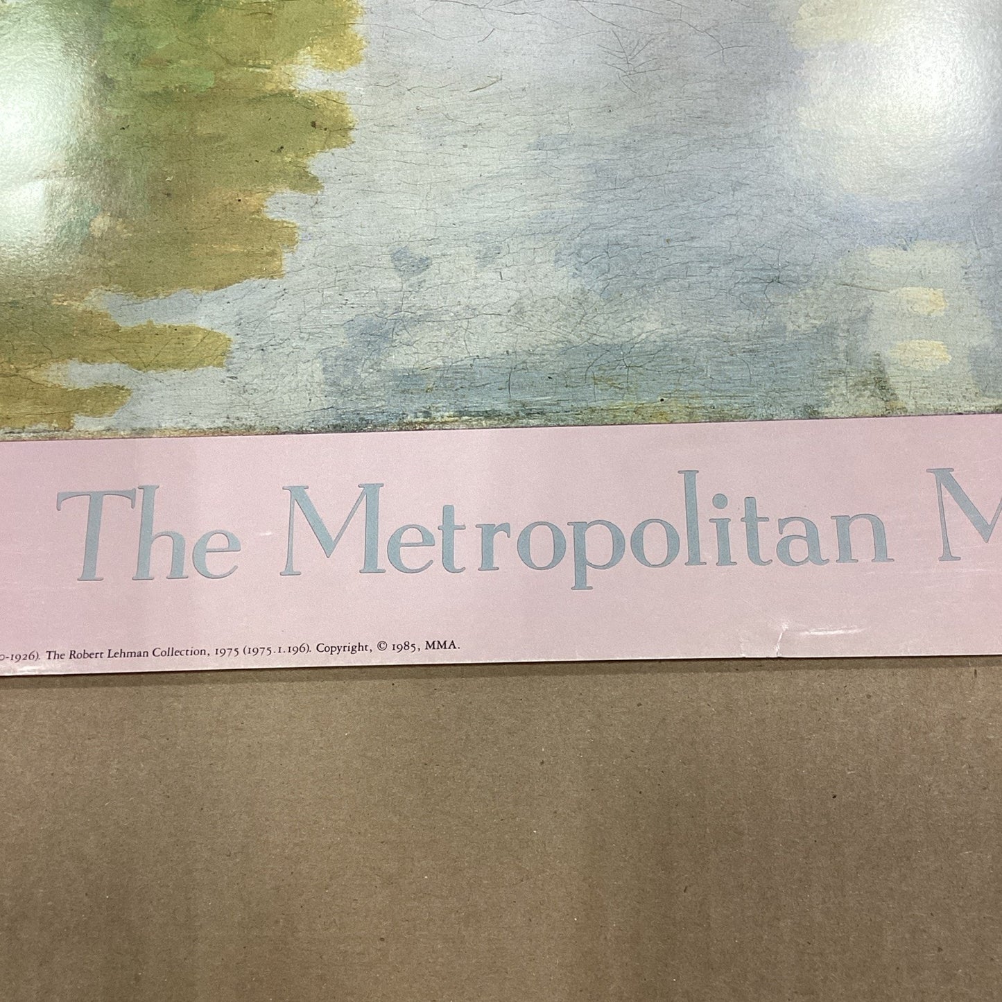 Robert Lehman Collection Poster 1985 Metropolitan Museum Of Art - 41.75x30”