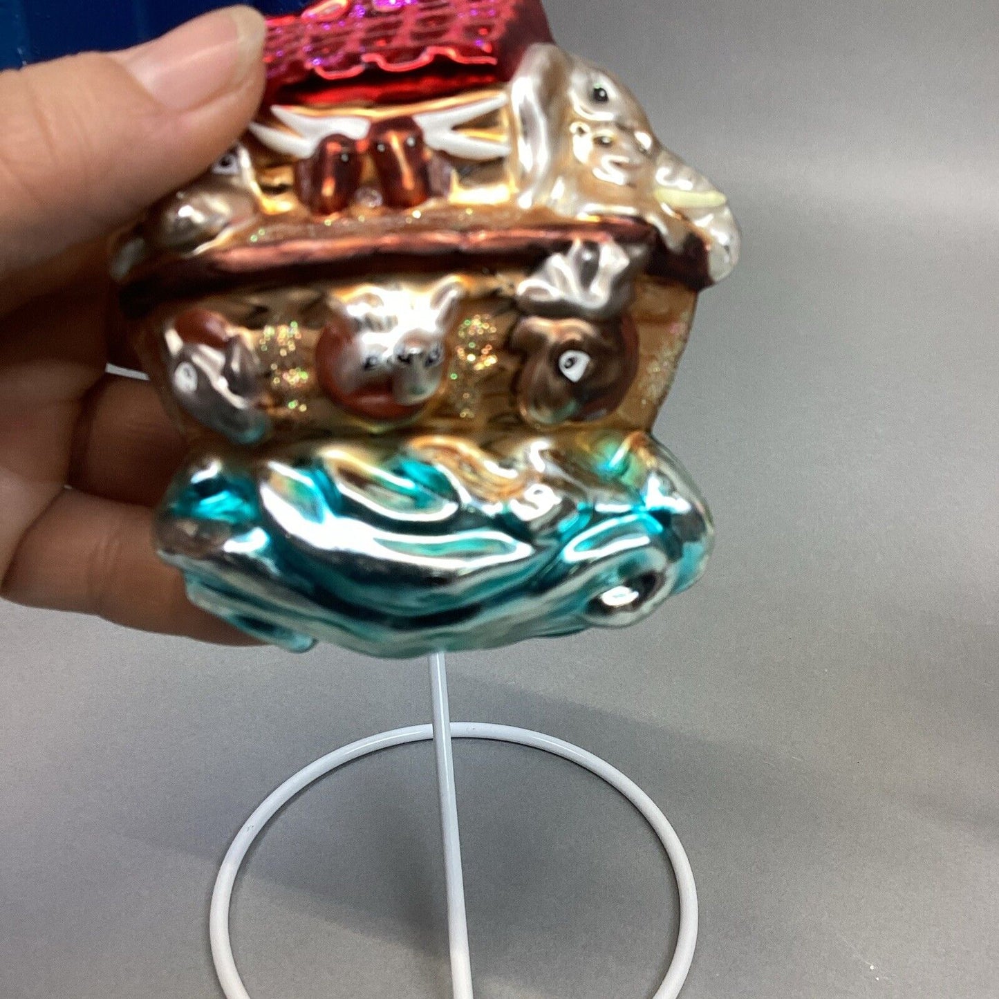 Christopher Radko And Kurt Adler Noah’s Ark Glass Ornaments