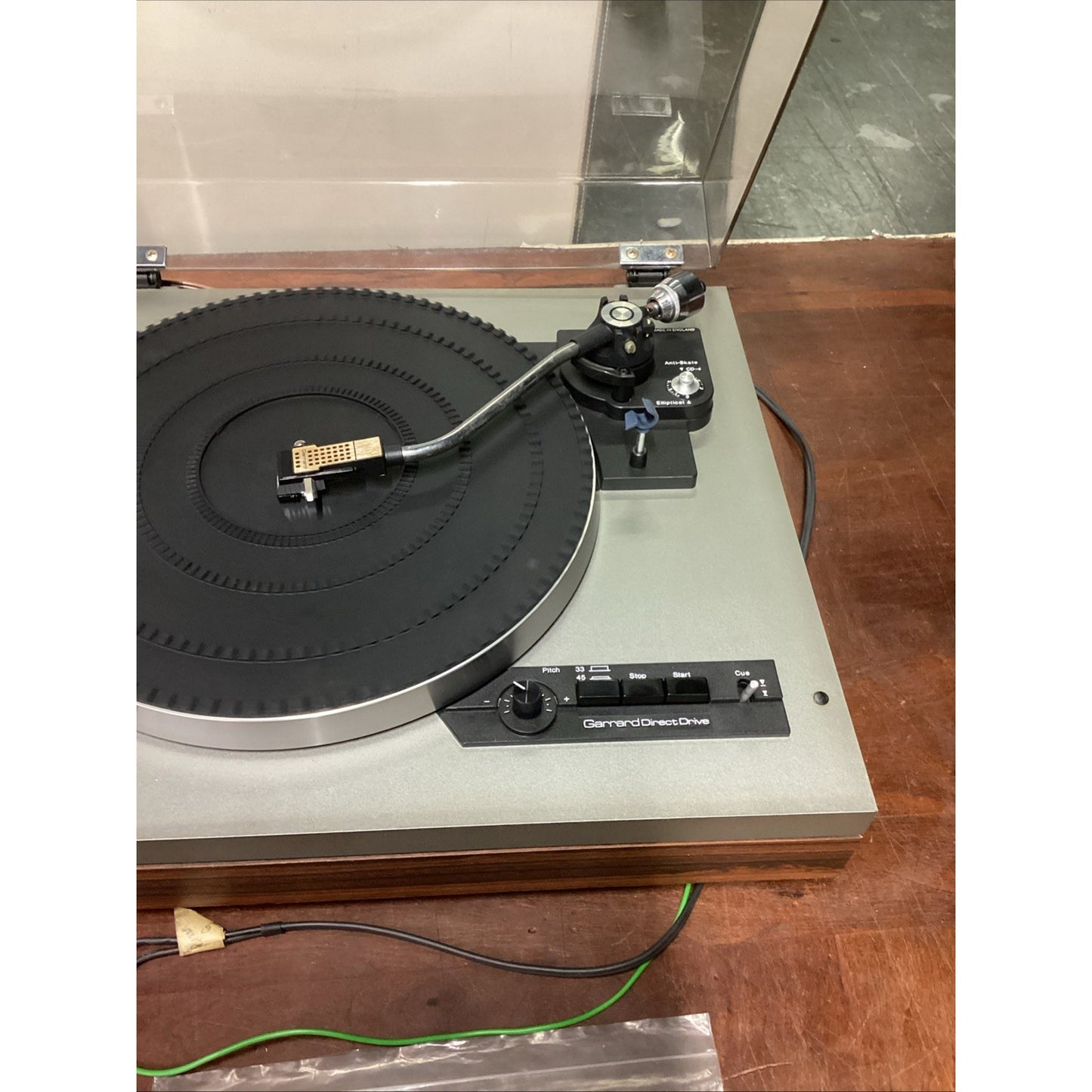 VINTAGE GARRARD DIRECT DRIVE DD75 TURNTABLE W/ MANUAL