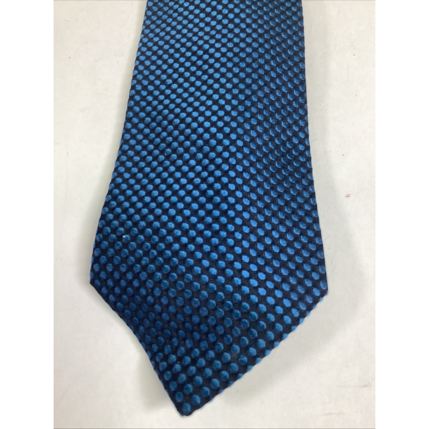Banana Republic 100% Silk Men’s Blue Dot Tie - Made In Italy