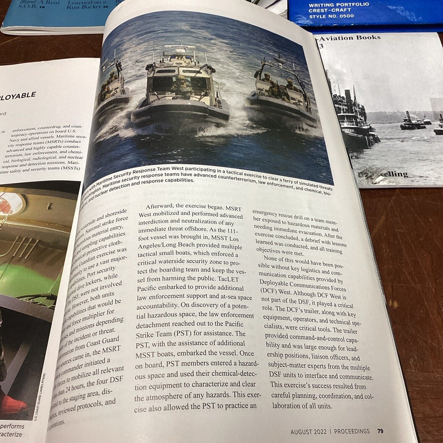 Proceedings - Coast Guard, Surface Warfare, Power Ships, Ships Afloat Stationary