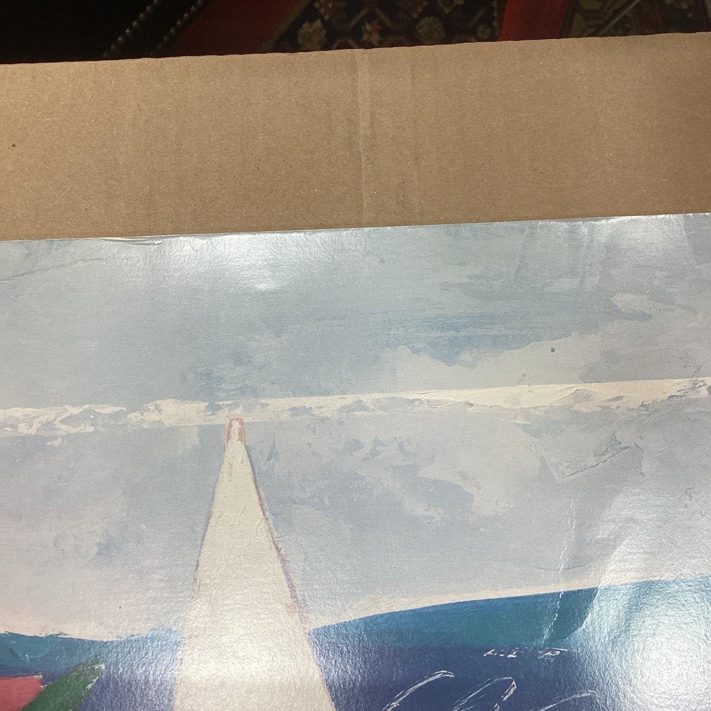 1988 Allison Daniel’s Front Line Editions Sailboats Poster Print - 48.75x36”