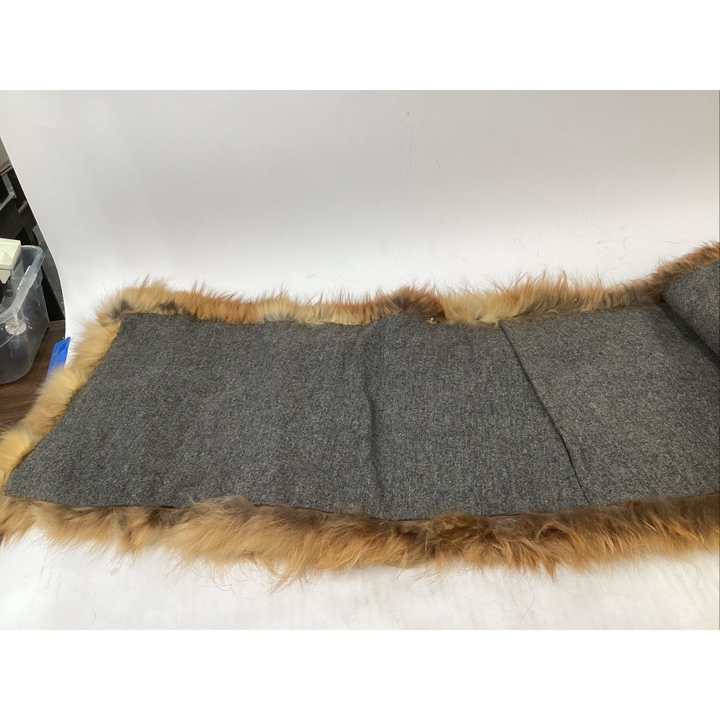 Fox Fur Women’s Shawl Neck Scarf - 80”Lx13.5”W