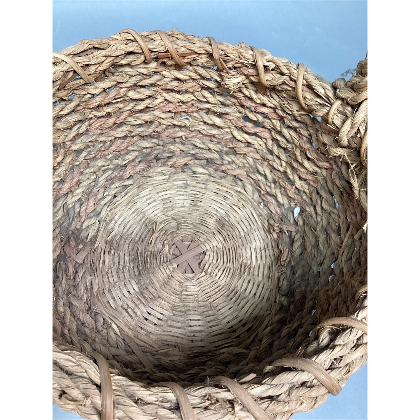Vintage Woven Basket - 15”Hx11.75”D
