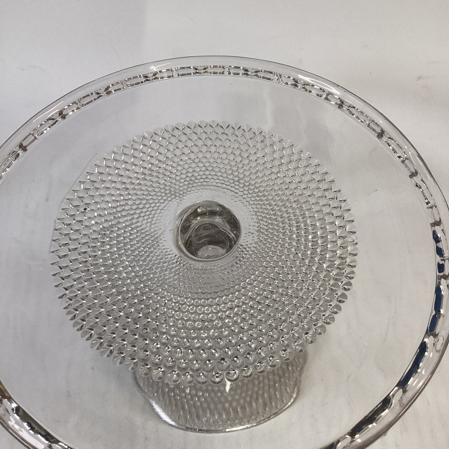 Dewdrop with Star Cake Stand High EAPG Campbell, Jones & Co. 1877