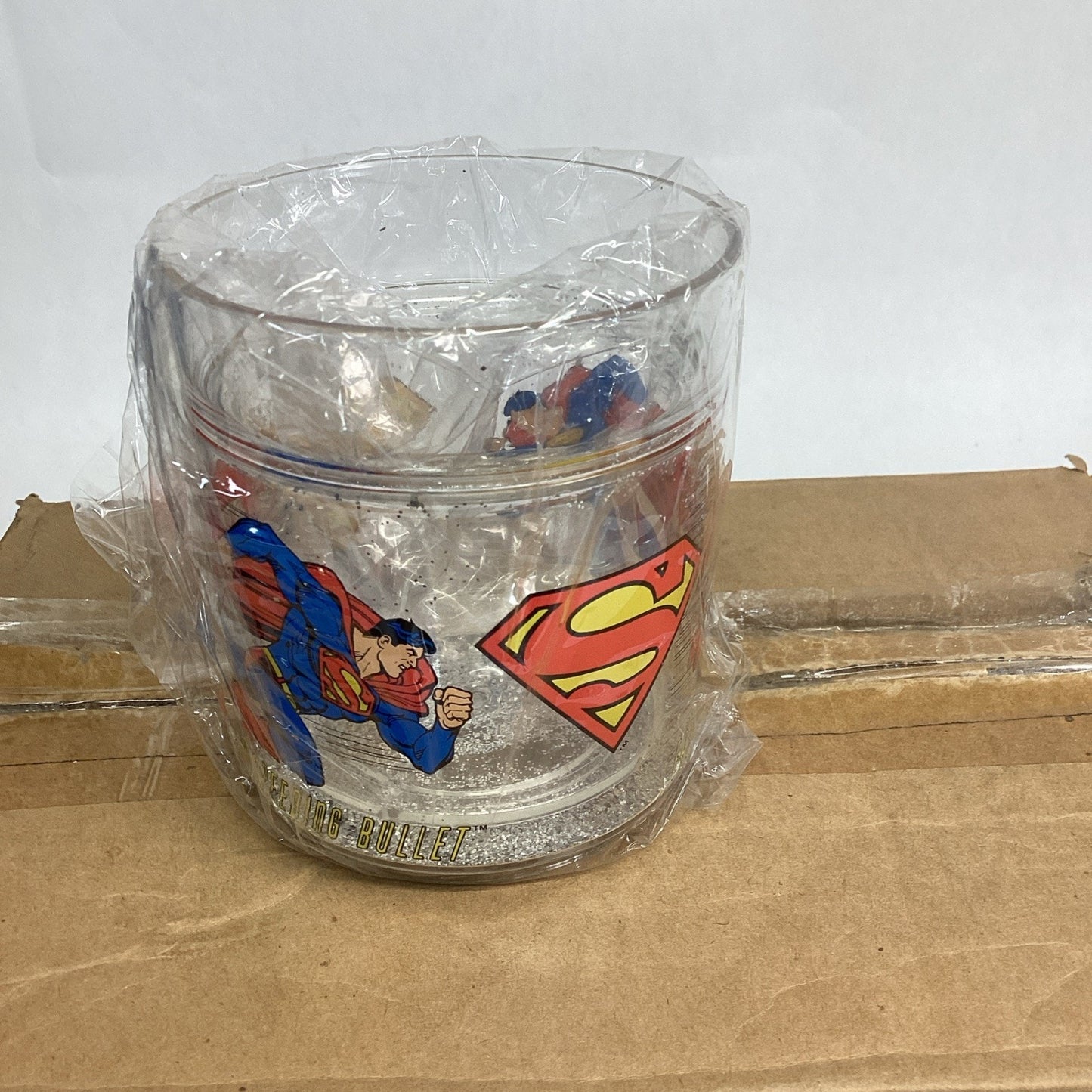 Superman 12 Ounce Drinking Tumbler - Set Of 6 - New In Box
