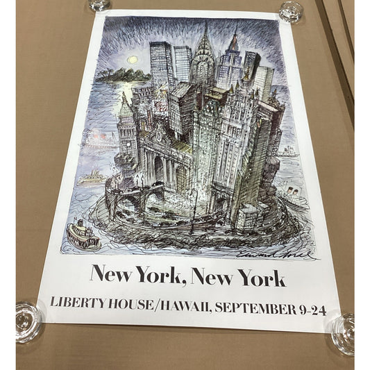 Edward Sorel NYC - New York, New York Liberty House/Hawaii - 37x24”