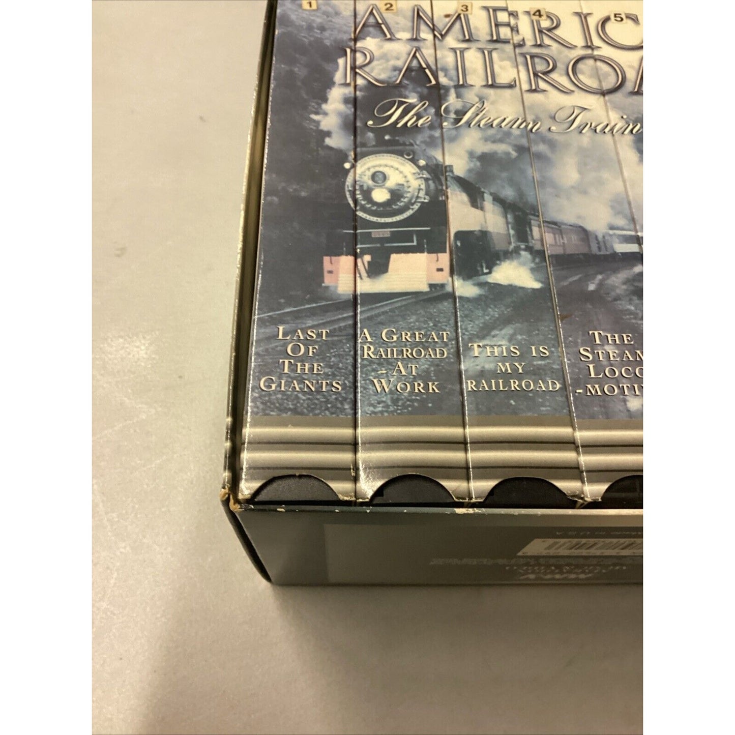 Americas Railroads The Steam Train Legacy Box Set - 7 VHS Tape Set