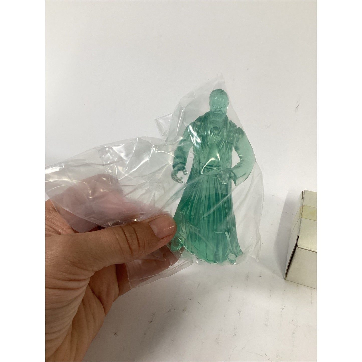 STAR WARS 1997 POWER OF THE FORCE OBI-WAN KENOBI GHOST SPIRIT FIGURE MAIL AWAY