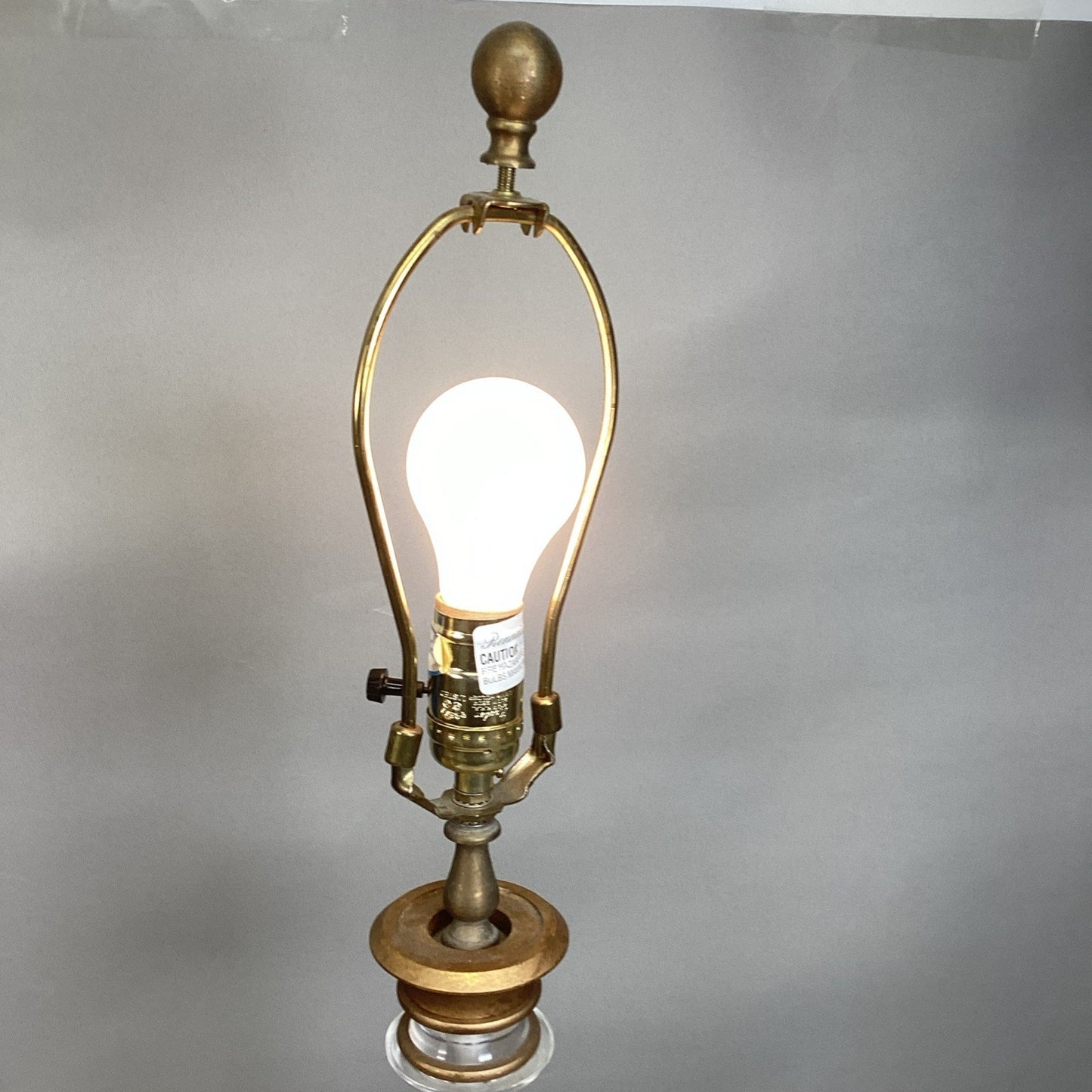 Renaissance 2000 Modern Lucite Lamp - 31.5”H