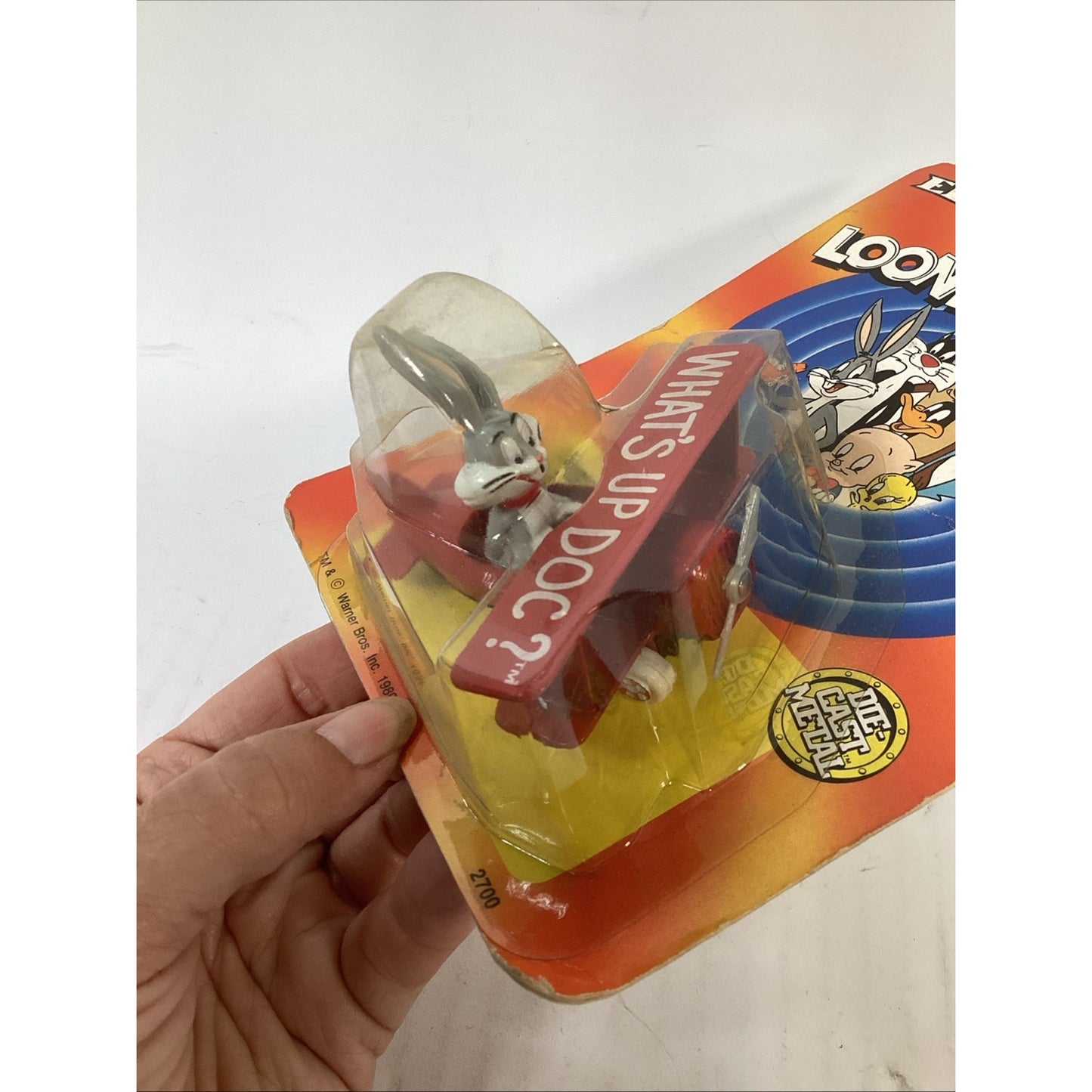 Vintage 1989 Lot of 3 NOS ERTL Looney Tunes Metal Characters/Vehicles