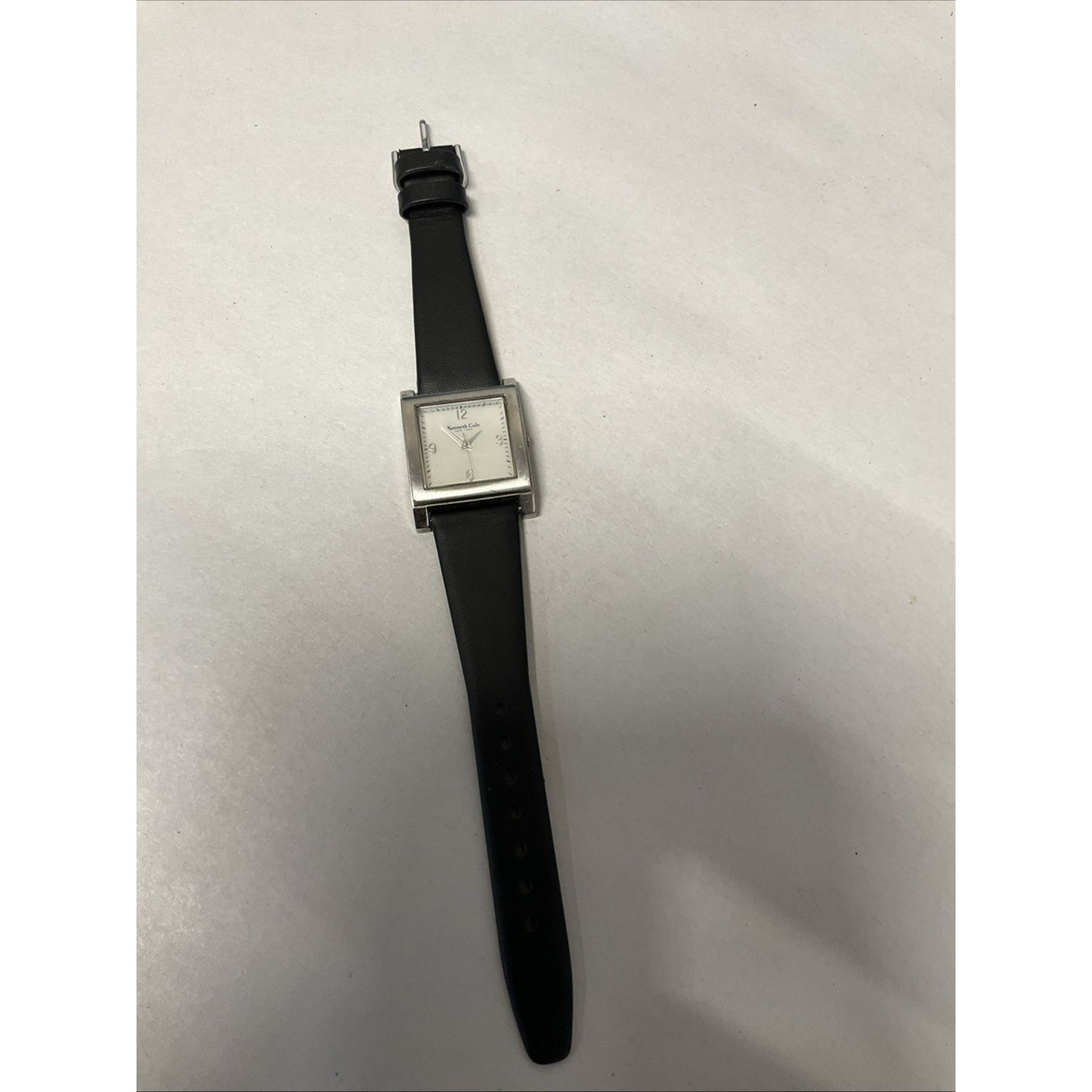 Kenneth Cole Woman’s Watch KC1149 Square -Black Band - Needs Battery