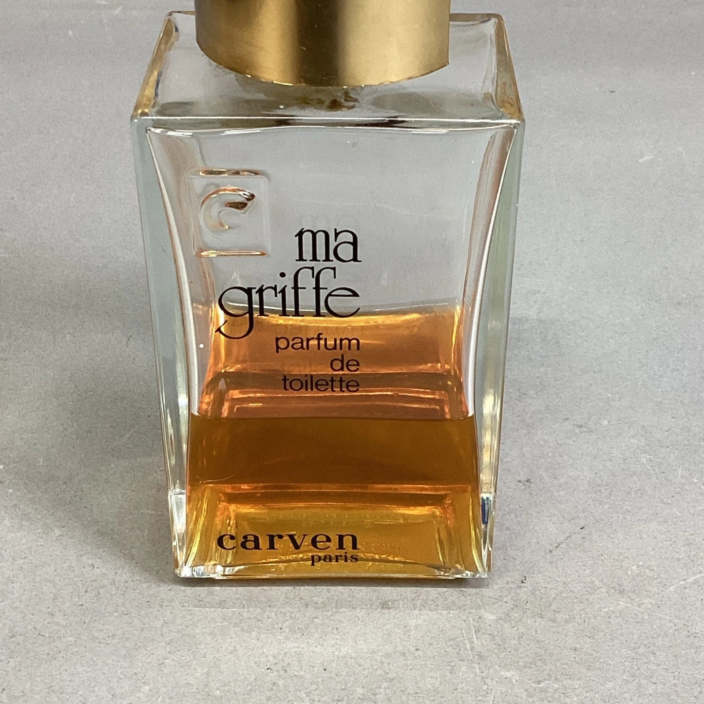 Vintage Parfum De Toilette Carven Paris Ma Griffe - 8 Oz - 40% Full