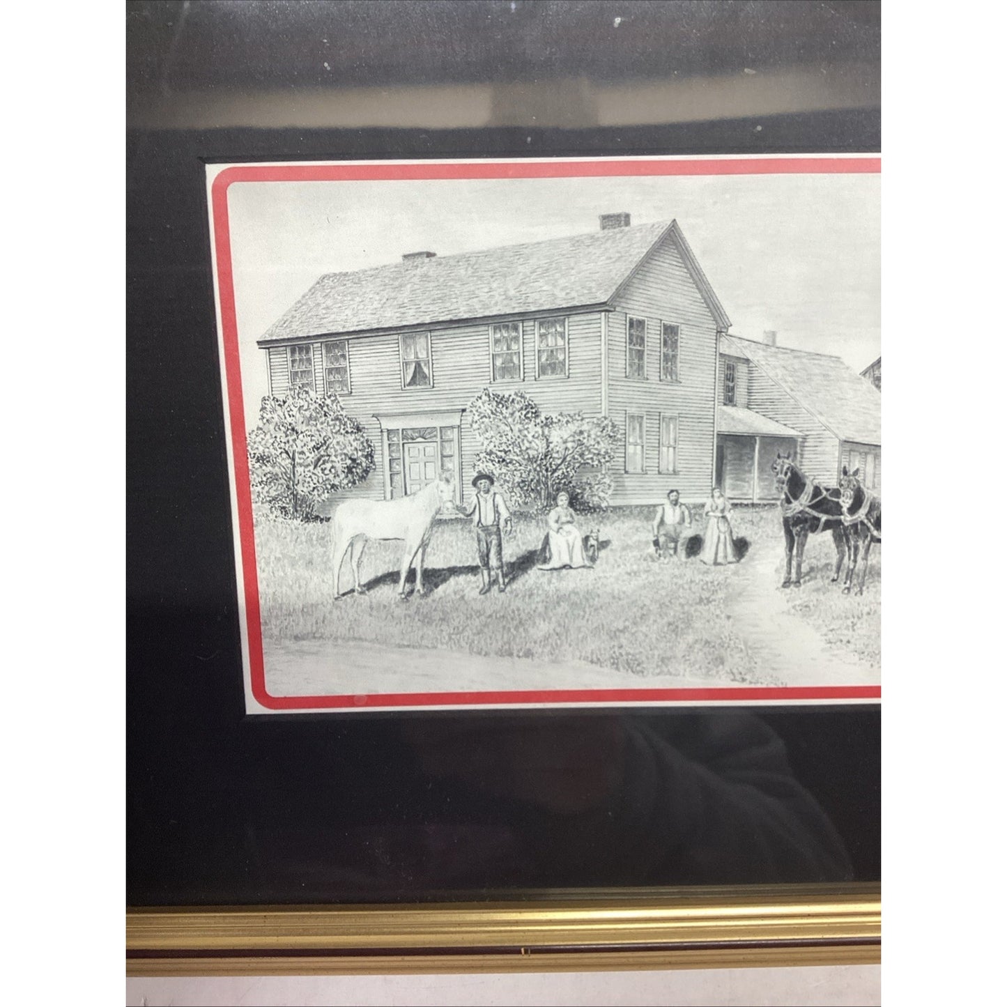 Robinson Winchester Farm (Marlboro, Vermont) Pencil Drawing By Jim Lucy