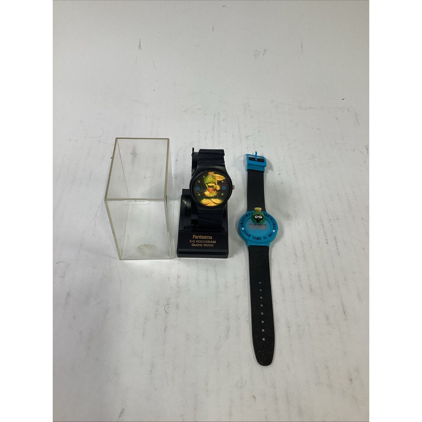 VTG 2 Marvin The Martian FANTASMA 3D Hologram Quartz Watch/Looney Tunes Watch