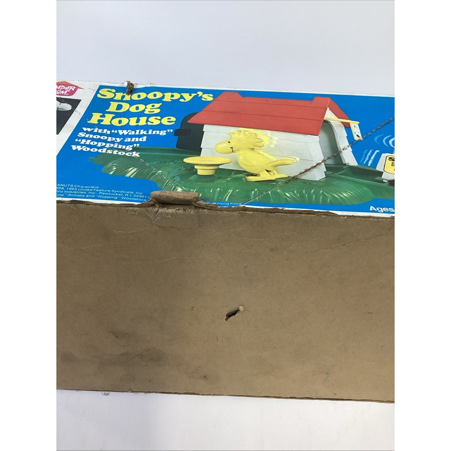 1958-1965 Snoopy’s Dog House With Snoopy & Woodstock By Hasbro W/ Original Box