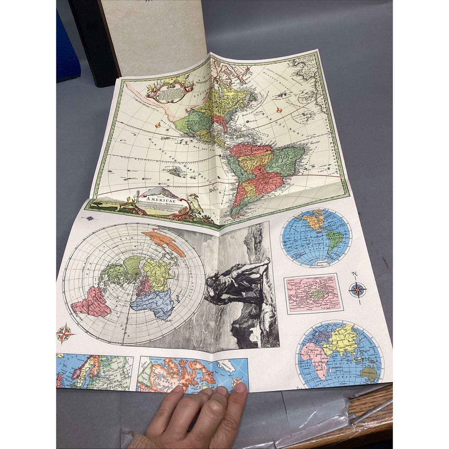 Hammond Deluxe Map Library - US, The World, South America, Asia, Europe, Canada