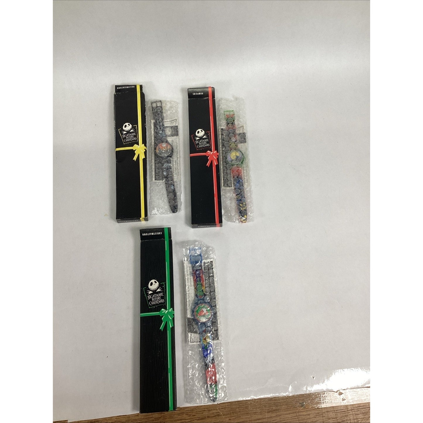 Nightmare Before Christmas 1993 Burger King (3) Watch Set - New