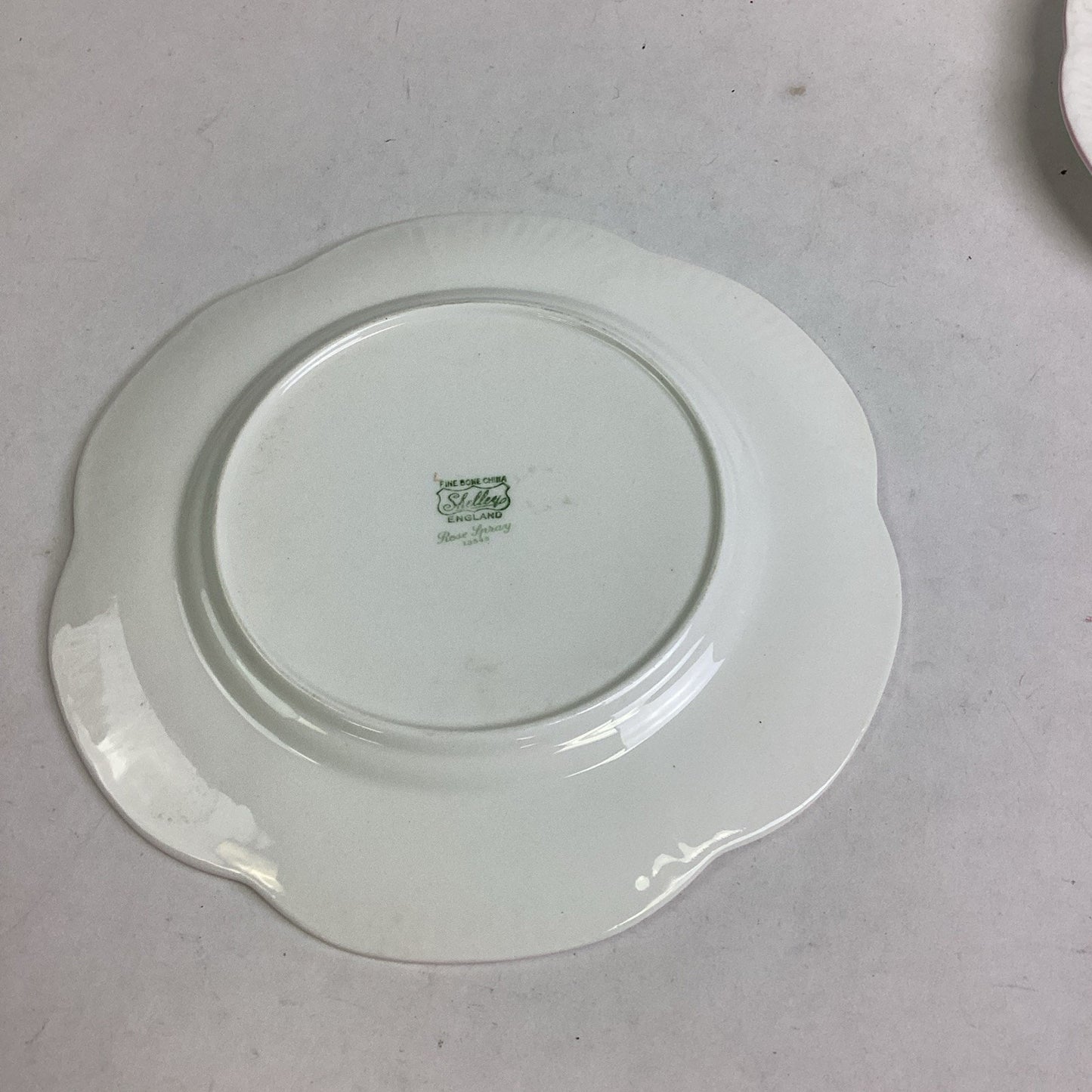 Set Of 2 Shelley Bridal Rose Fine Bone China Salad Plates - #13545 - England