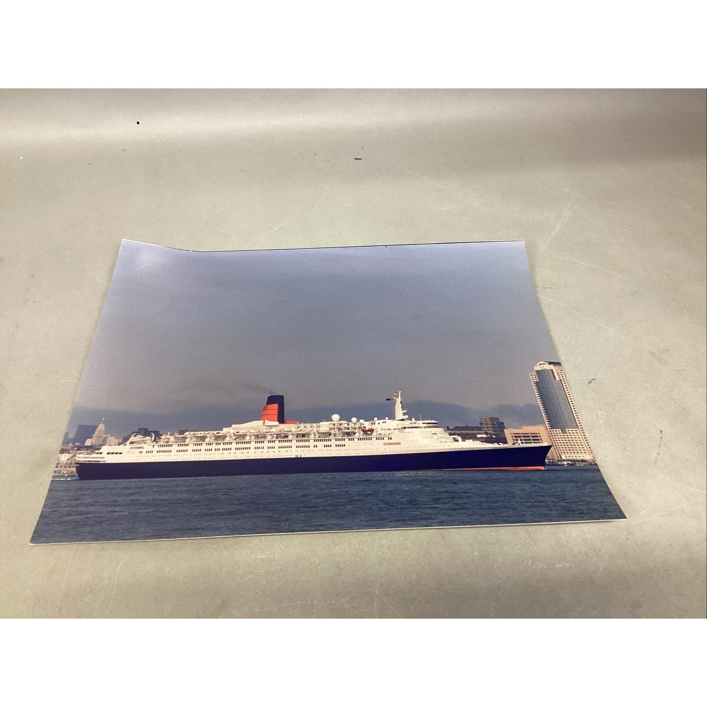Queen Elizabeth 2 Ship Photograph - 14x11”