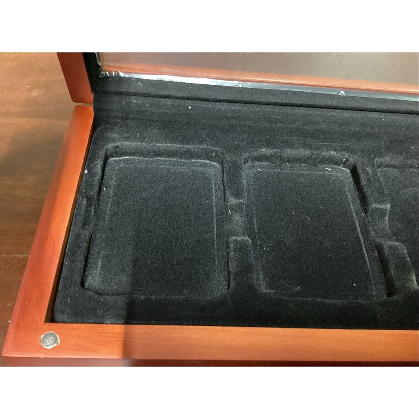 Certified Coin Slabs Presentation Wood Box Case | For 4 Graded Coin Display Box