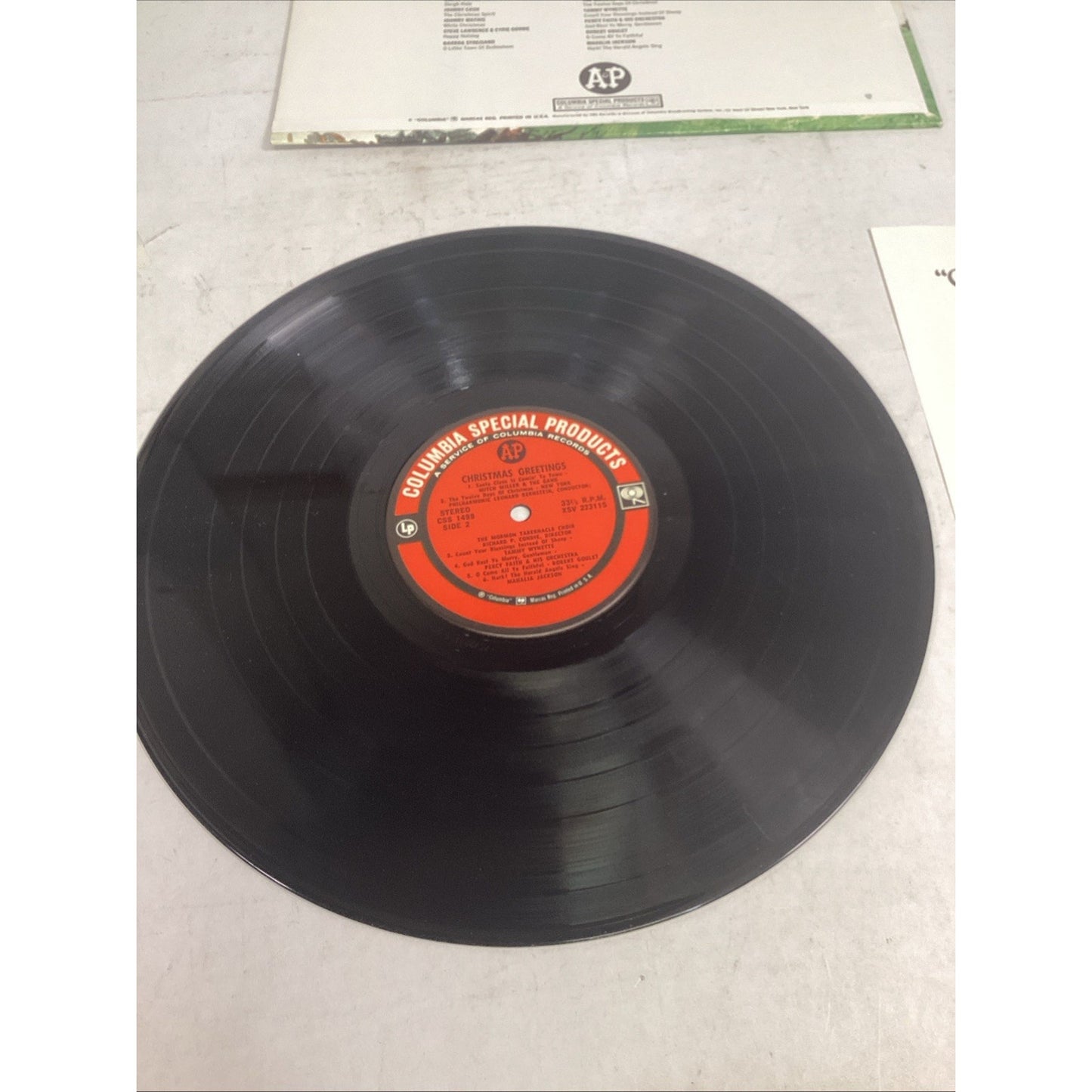 Christmas Greetings - 1970 Columbia Special Products Vinyl Record