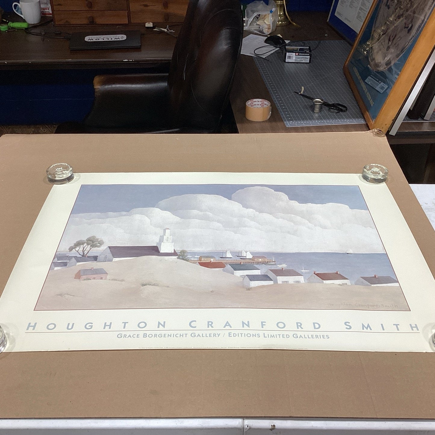 Houghton Cranford Smith Editions Limited Galleries Up Along Poster - 35.75x25”