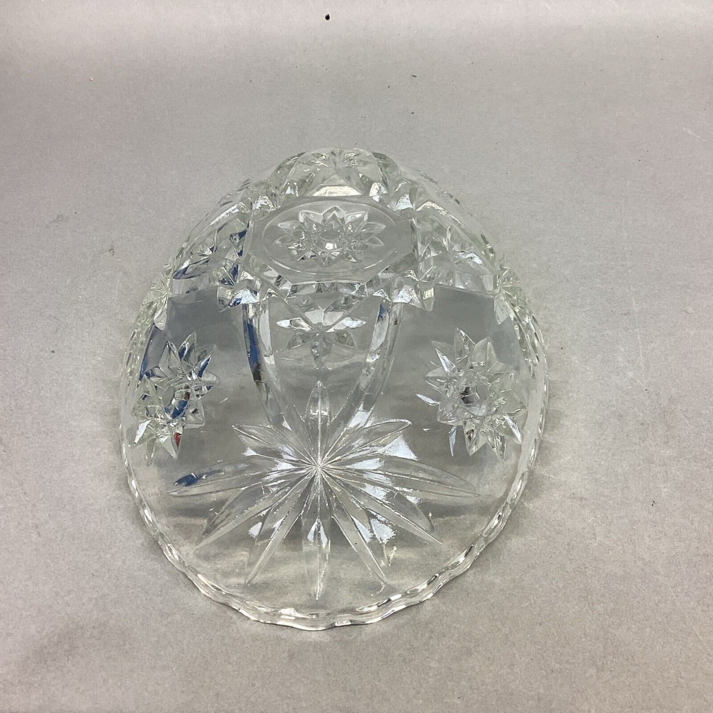 Vintage Star Of David Oval And Rectangular Glass Serving Dish