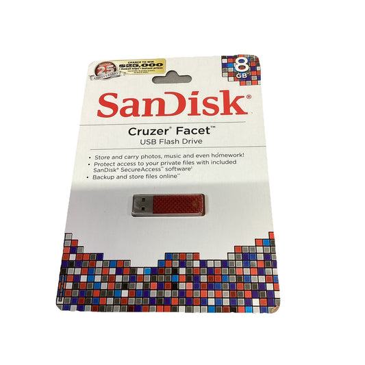 SanDisc 2013 Cruiser Facet USB Flash Drive - 8GB