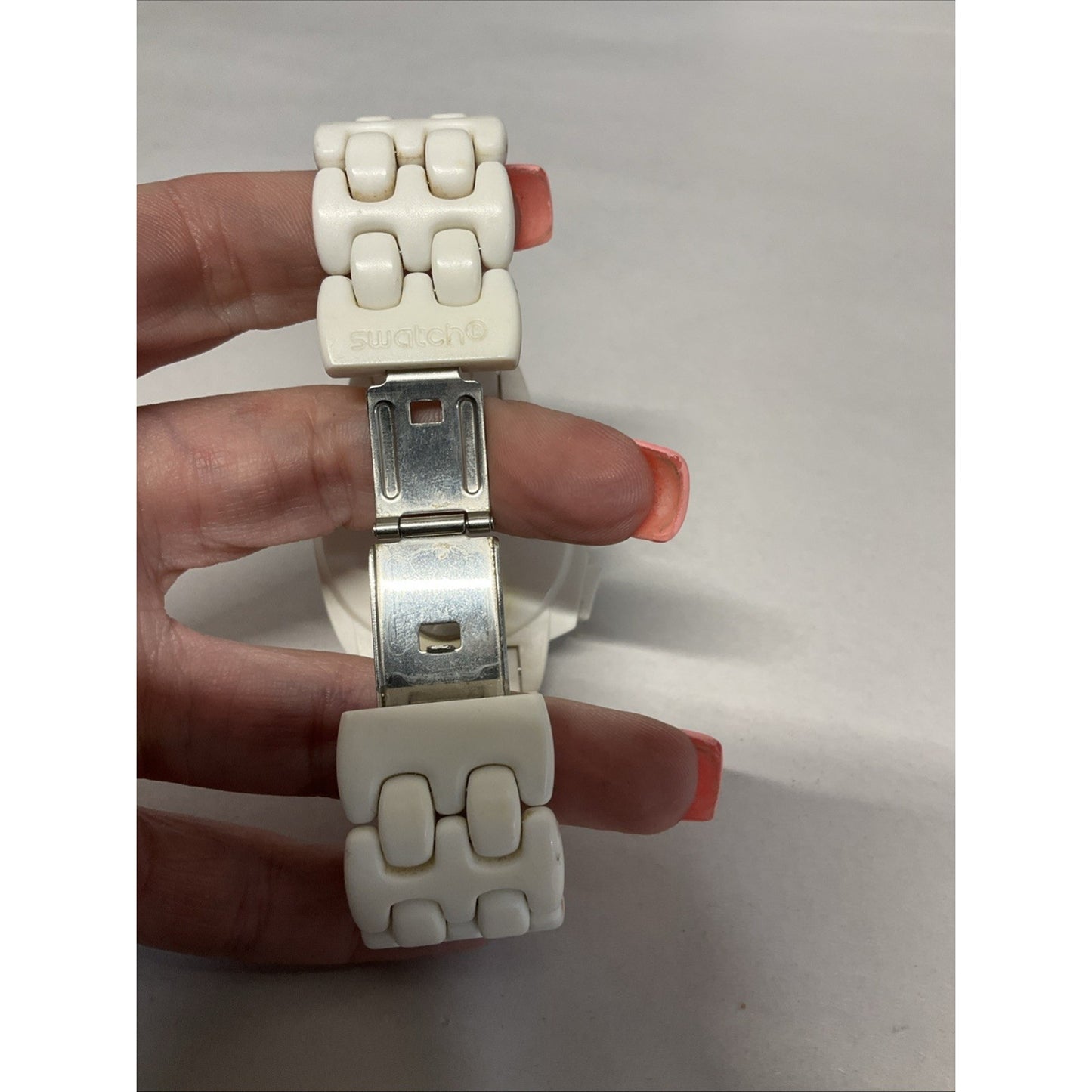 Swatch Pink Purity Chronograph Watch SUIW407