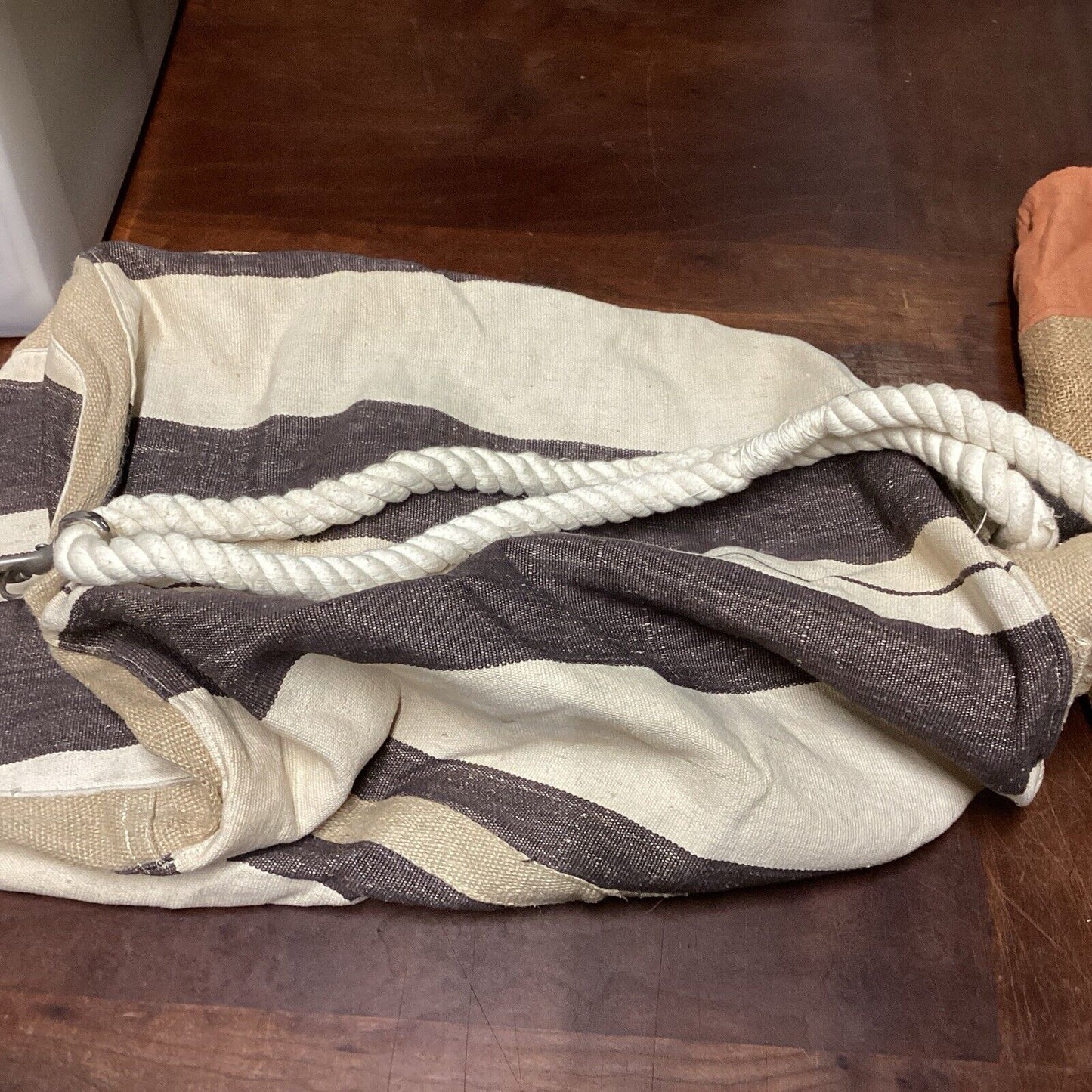 Set of 2 Large Vintage Duffle Bags/Backpacks