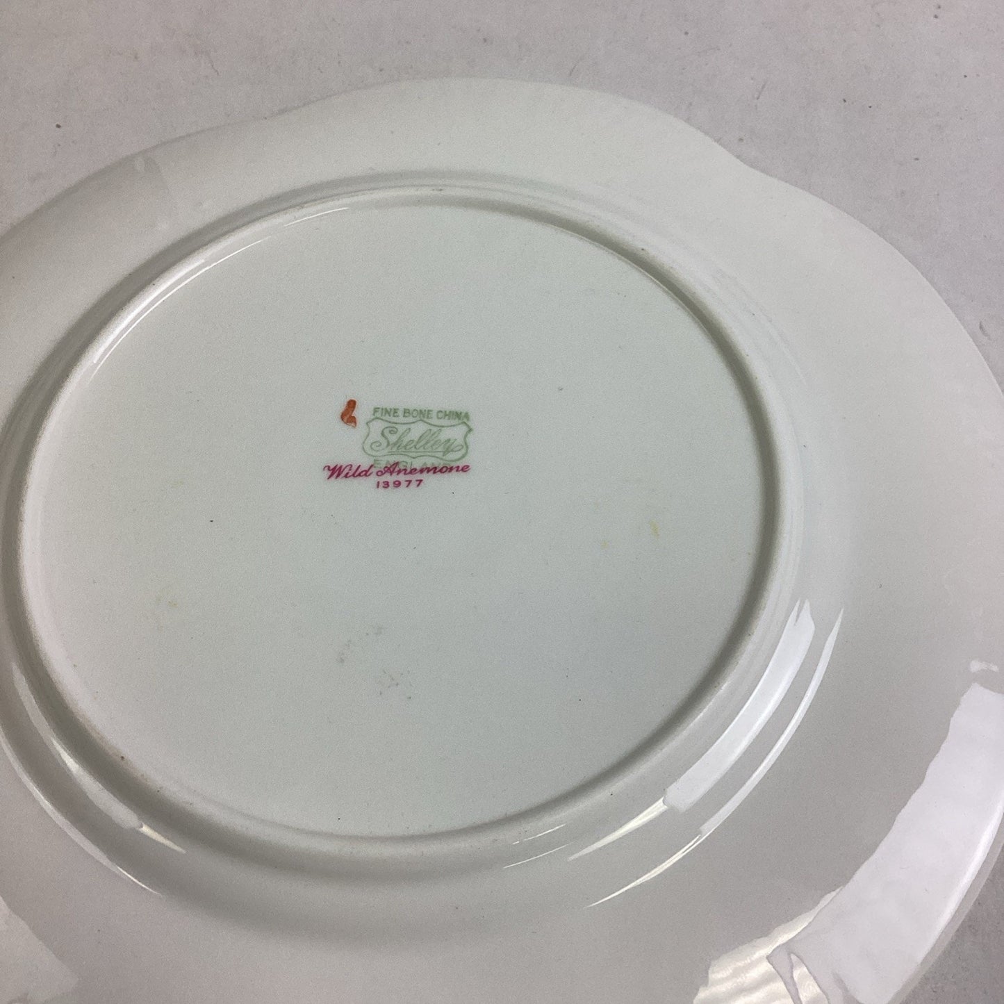 Shelley Wild Anemone Fine Bone China #13977 Salad Plate - England