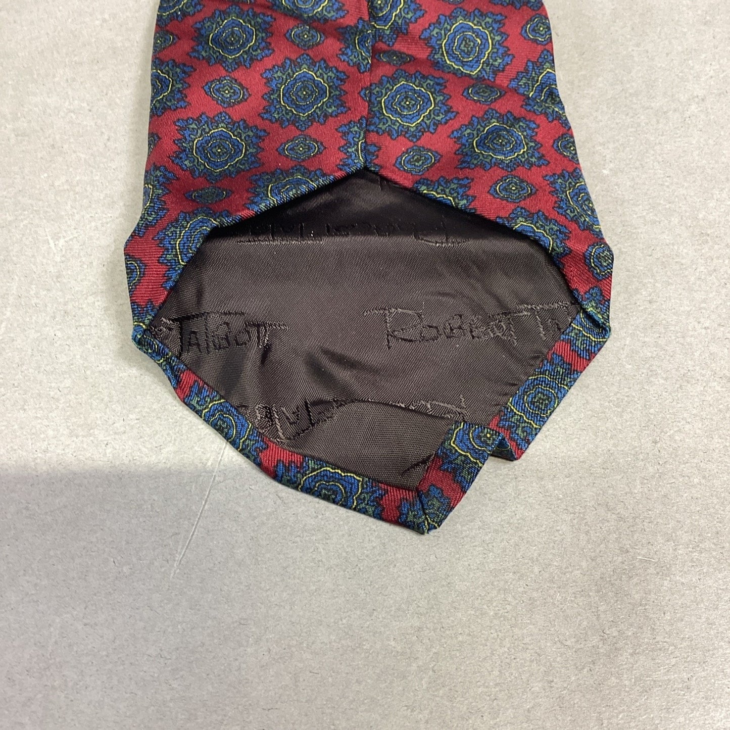 Robert Talbot Men’s Wine Colored Silk Neck Tie