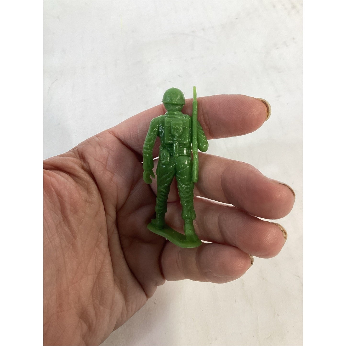 5 Vintage MPC Toy Soldier Green Russian WWII Army Men