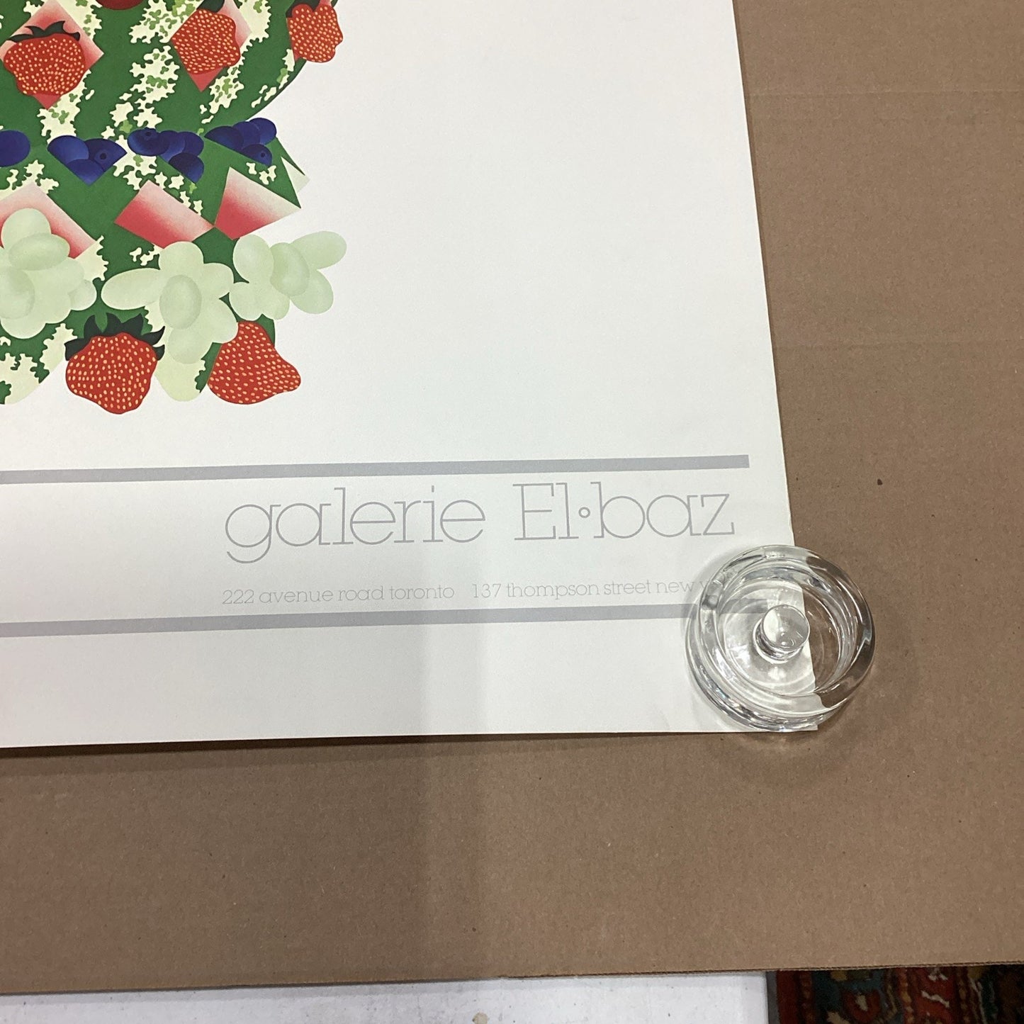 Galerie El Baz Lander - Floral Basket Poster - 39.5x27.25”