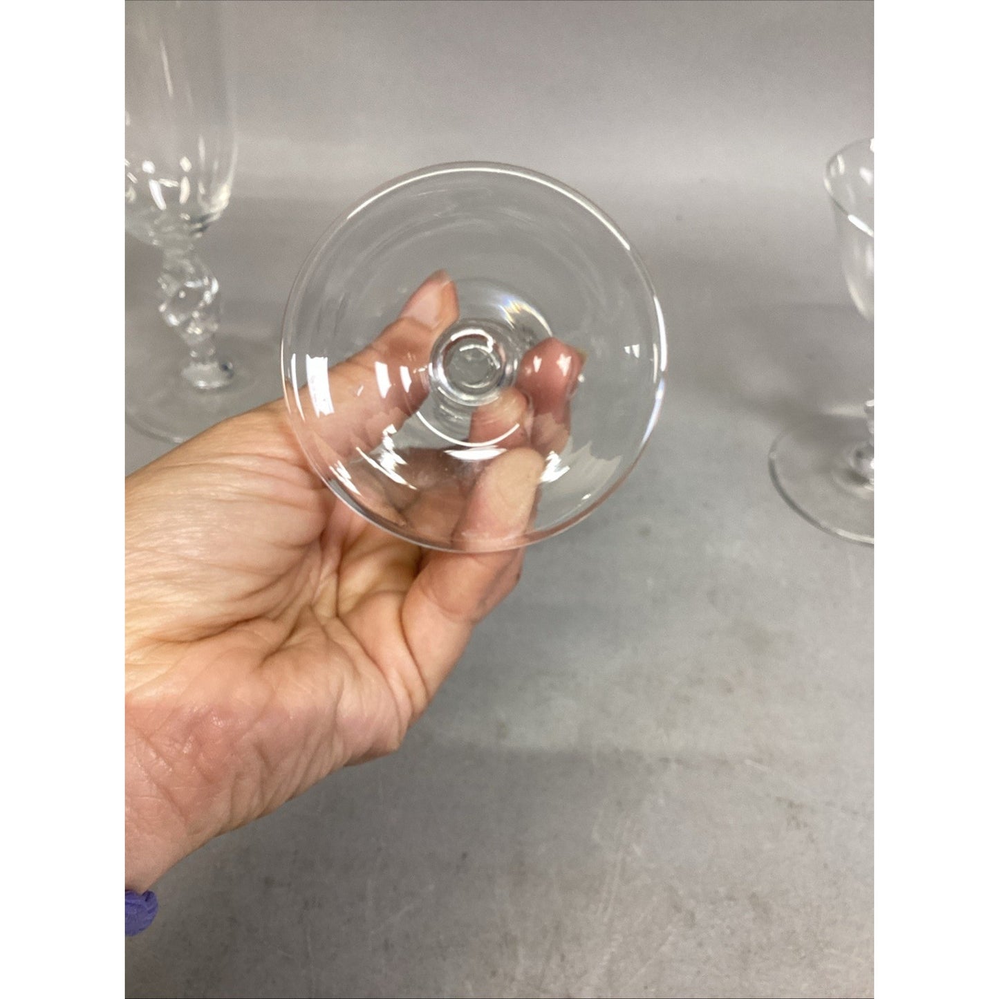 Set Of 5 - Wine Glasses And Water Goblets