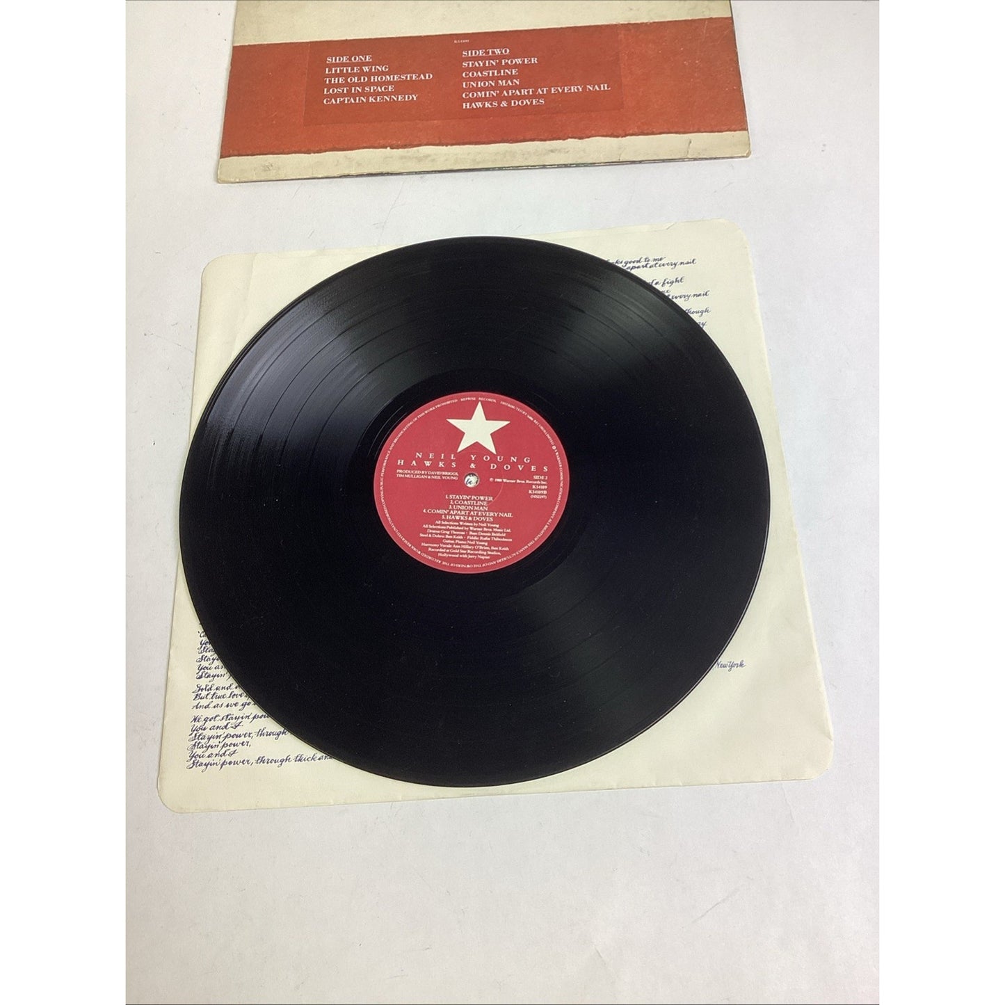 Neil Young~Hawks And Doves~Vinyl LP Album~