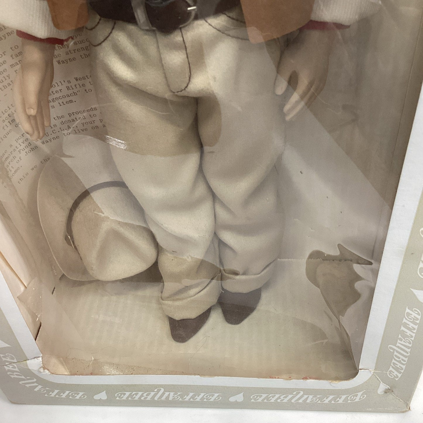 Effanbee 1981 John Wayne "Symbol of the West" Doll - Original Box & Tag NOS