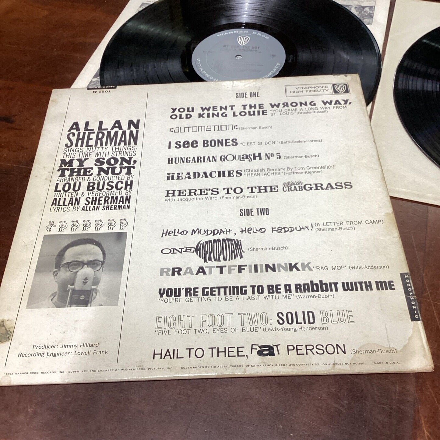 Allan Sherman - My Son The Nut , Fast Relief From TV Commercials & Sydney Omar