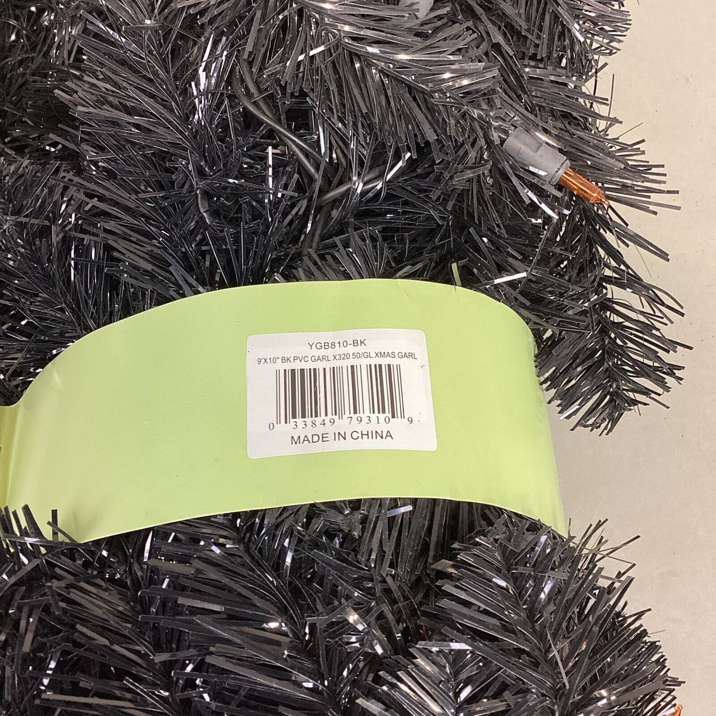 Halloween Black Light Up Tree And 2 New Northland Black Light Up Garland