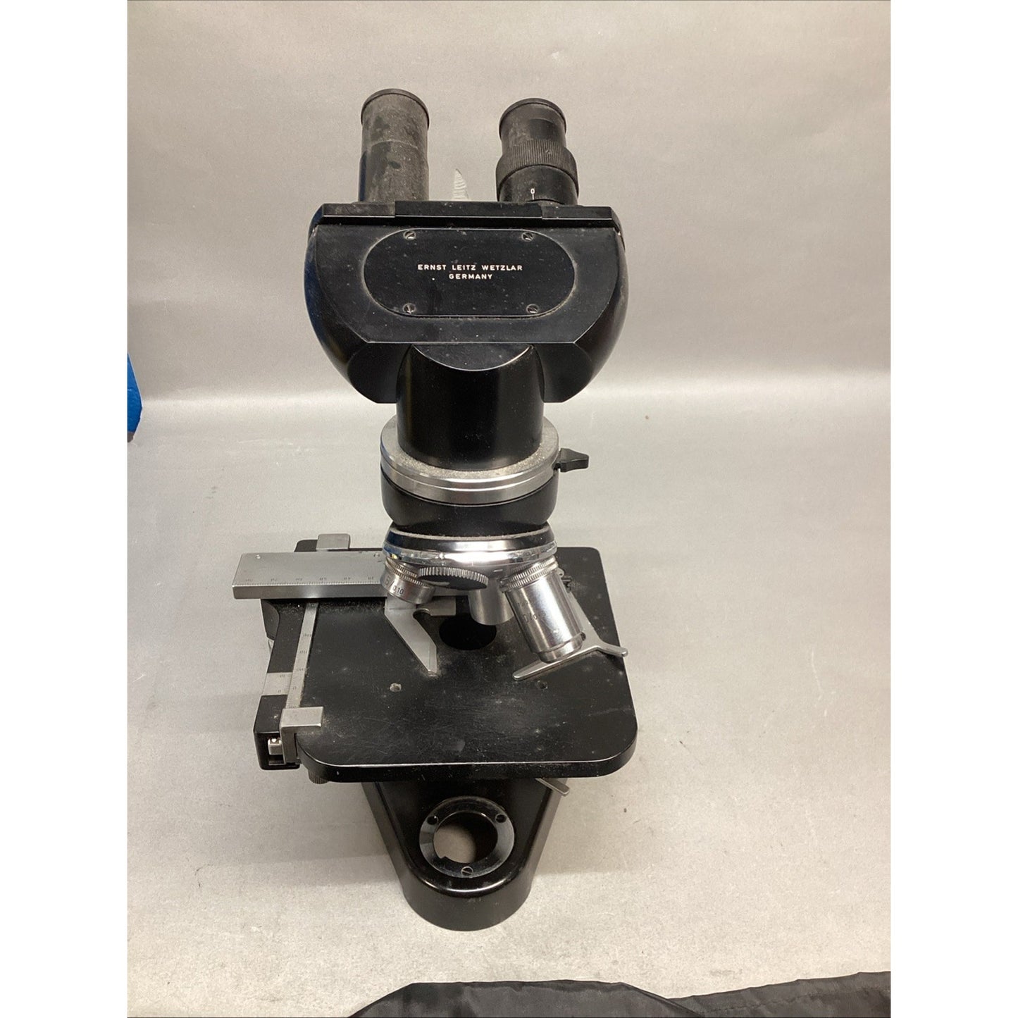 Vintage Ernst Leitz Wetzlar Microscope - Serial #740681 - Serviced By Mel Sobel