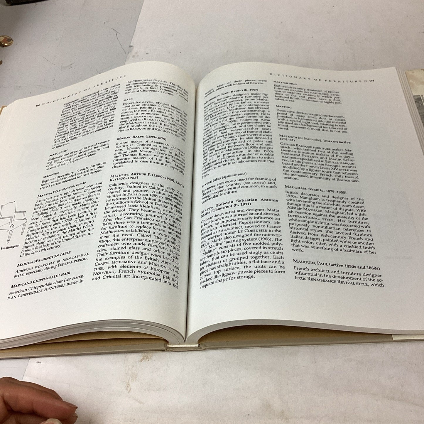 Dictionary Of Furniture, Directory Of Antique Furniture & Furniture Treasury